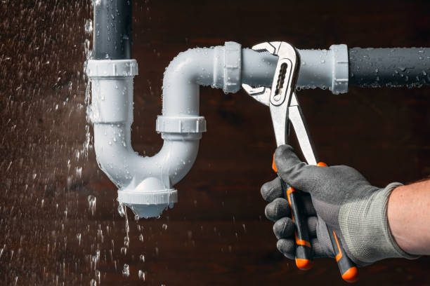 Professional Water Line Repair technician working in Elmore, AL